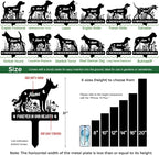 Custom Metal Dog Breed Memorial Stake – Personalized Pet Grave Marker Tombstone - Image 4