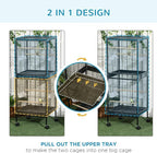 PawHut Large Bird Cage with 1.7 ft. Width - Image 3