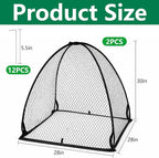 DECOHS 2 Pcs Pop-Up Mesh Plant Cover Tent, Plant Protector Enclosure - Image 2