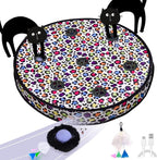 ORSDA Cat Toys, Interactive Activated Moving Ball in 7 Holes Mat, Automatic by ORSDA