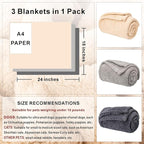 3 Blankets, Dog Cat Pet Blanket, Soft Warm Fleece, - Image 2
