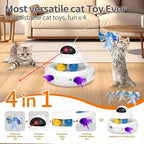 Interactive Cat Toys for Indoor Cats, 4-in-1 Automatic Kitten Toy - Image 3