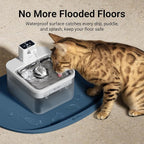 DownyPaws Cat Food Mats for Floors Waterproof, BPA Free Silicone Pet Feeding Mat - Image 3