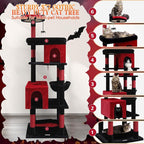 Globlazer Heavy Duty Gothic Cat Tree, 72in Large Cat Tower - Image 5