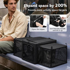 Pecute Cat Carrier Expandable, Stable Pet Carrier - Image 3