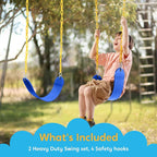 TURFEE 2 Pack Swing for Outdoor Swing Set, Swing Seat Replacement Kit - Image 5