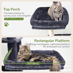 Globlazer Extra Large Platform Cat Tree, 65in Sturdy Cat Scratching Tree - Image 3