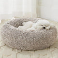 WNPETHOME Calming Dog Bed Cat Bed Donut, Faux Fur Pet Bed Self-Warming Donut by WNPETHOMEPETSHOME