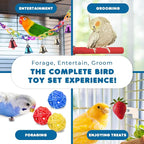 SunGrow Parrot Swing and Perch Bundle, Keep Birds from Hatching Plans - Image 5