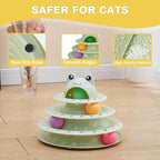 Gefryco Cat Toys 4-Tier Roller Track, Turntable Cat Tower Toy - Image 4