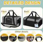 Petskd Pet Carrier 17x12x8.5 JetBlue Allegiant Airline Approved, Pet Travel - Image 8