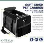 Katziela Deluxe Quilted Airline Approved Pet Dog & Cat Carrier - Image 2
