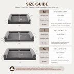 Large Dog Beds Large Sized Dogs 48x35x8 Inch, Orthopedic XXL XL Dog Bed - Image 7