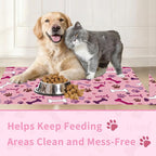 Dog Feeding Mat 20 x 12 Inch, Waterproof Non Slip Rubber Pet Bowl Pad Mat - Image 6