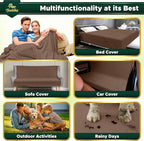Paw Buddies Waterproof Blanket 80"x90" – Reversible Microfleece Throw - Image 5