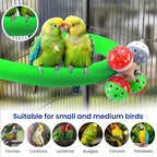 U Shape Parrot Perch Stand Toy Bird Platform Sand Paw Grinding Clean Stick - Image 4