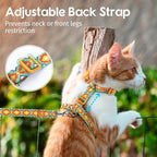 Dooradar Cat Harness and Leash, Escape Proof Adjustable Kitten Vest, - Image 4