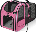 Pecute Cat Backpack Carrier Expandable, Pet Backpack by pecute