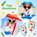 Weewooday 50 Pcs Fruit Dog Bandanas Bulk - Image 2