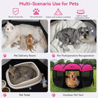 Dog Cat Playpen, Large Puppy Pet Playpen, Dog Crate Tent Cage Indoor/Outdoor - Image 4
