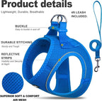 Fida Comfy Dog Harness with Leash, Soft Puppy Vest Escape Proof, Breathable - Image 2