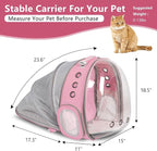 Cat Backpack Carrier Back Expandable Bubble Pet Carrier Backpack - Image 3
