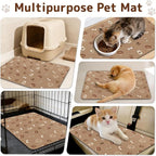 Dog Food Mat for Bowls, Absorbent Quick Dry Dog Cat Mats for Food and Water - Image 7