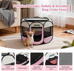 Dog Cat Playpen, Portable Puppy Pet Crate Indoor - Image 6