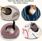 MEOWFIA Cat Cave – Premium Felt Cat Bed - Image 7