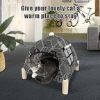 Pozico Portable Cat Tent Bed – Foldable Indoor Tent Bed - Image 2