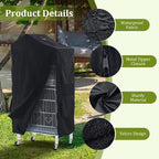 Bird Cage Cover Birdcage Cover, Washable Protection Blackout Cover Waterproof - Image 5