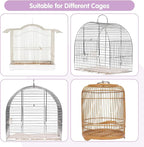 Bird Cage Cover, 45-90'' Adjustable, Universal Nylon Mesh Net, Bird Cage Skirt - Image 6