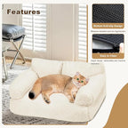 Large Cat Beds for Indoor Cats, Dog Couch Bed, Cute Cat Couch Sofas for Less - Image 5