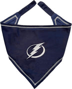Pets First NHL Tampa Bay Lightning TIE Bandana, Size Large/X-Large. Dog Bandana - Image 3