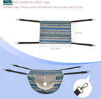 JSPYFITS Cat Cage Hammock with Ball, Double Layer Hanging Adjustable Soft Pet - Image 4
