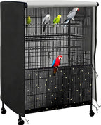 Universal Bird Cage Cover, Pet Cage Cover, 100% Shading Oxford Cloth by MIEUXLLEY