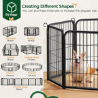 Yaheetech Dog Playpen Outdoor, 24 inch 16 Panels Dog Pen Indoor Heavy Duty - Image 8