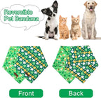 ARING PET St Patrick's Dog Bandana 2 Pack-Cute Green Clovers Dog Bandanas - Image 4