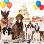 12 PCS Mini Party Hats for Stuffed Animals Birthday Felt Cone Hat - Image 5