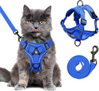 XL Cat Harness Escape Proof for Heavy Cats by GCVOPTON