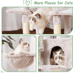 Cat Tree, Cat Condo with Cat Scratching Post and Board, Cat Hammock, Muchroom - Image 5