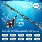 hygger 24/7 Mode Submersible Aquarium LED Light, Full Spectrum Hidden Fish Tank - Image 6