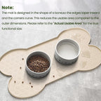 Dog Food Mat Anti-Slip Silicone Dog Bowl Mat Thicker Pet Placemat Waterproof - Image 4