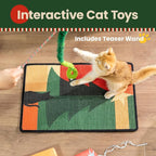 Cat Scratcher Mat, Sisal Cat Scratch Pad, Horizontal Floor Cat Scratching Pads - Image 2