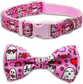 Valentine’s Day Dog Collar Adjustable Puppy Collar by PohshidoPet