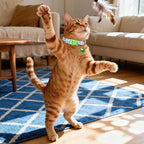 Puppy Collar with Bell，Nylon - Image 4