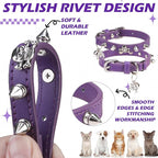EXPAWLORER Leather Cat Collar for Girl Boy- Adjustable Pet Collar - Image 4