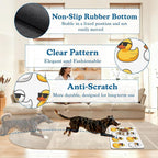 Cute Ducks Glasses Pet Feeding Mat - Image 4