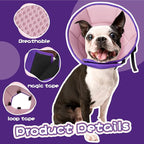 Dog Cone Collar After Surgery, Adjustable Soft Recovery Cone - Image 4