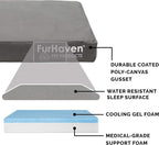 Furhaven Water-Resistant Cooling Gel Dog Bed - Image 4